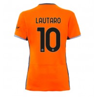Inter Milan Lautaro Martinez #10 Tredjedrakt Dame 2023-24 Kortermet
